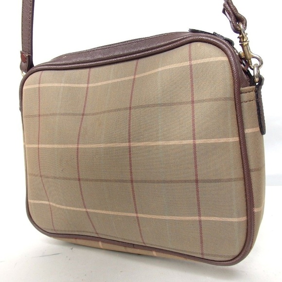 Authentic BURBERRYS Shoulder Bag Canvas Vintage - Picture 2 of 8
